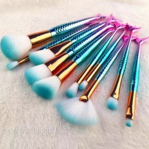 Mermaid brushes